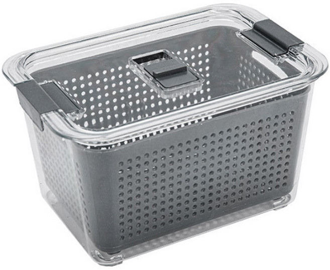 모나코올리브 마이로마 야채 보관용기, 그레이, 1개