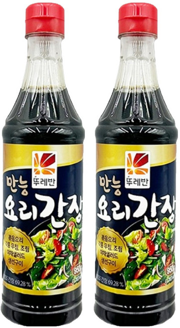 뚜레반 만능요리간장, 950g, 2개