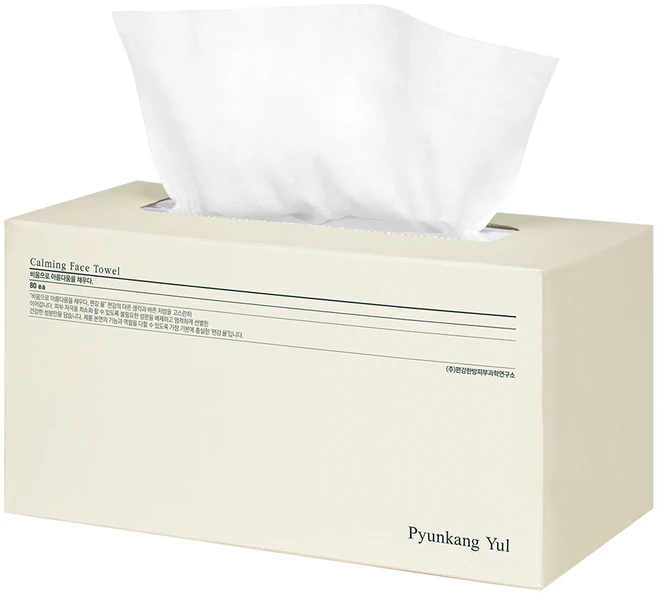 편강율 진정 페이스 타올, 80개입, 1개 - 쿠팡
