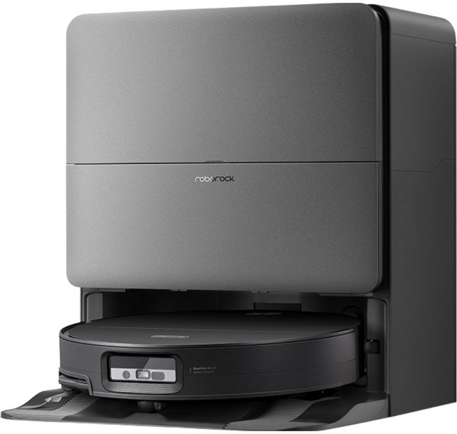 로보락 S10 MaxV Ultra 로봇청소기, 블랙, RRE0VES+EWFD55HRR