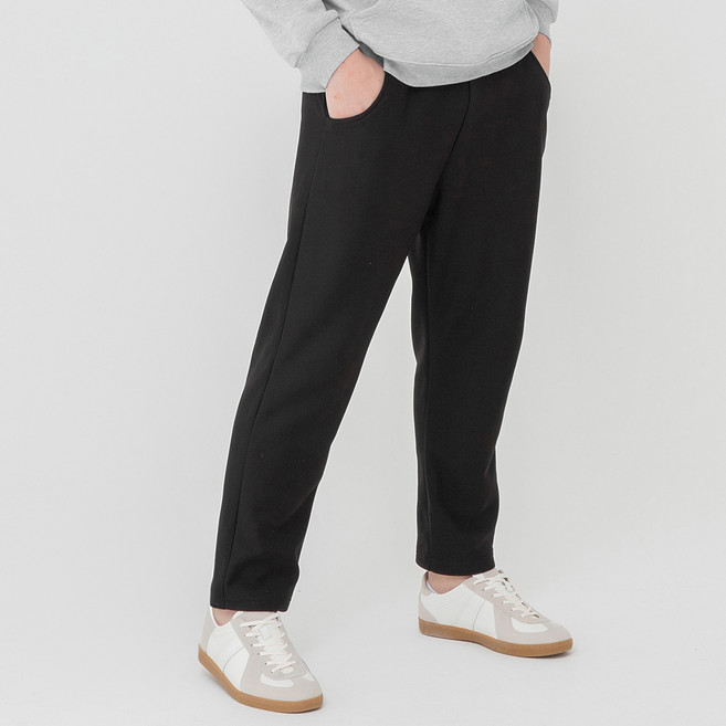 캐럿 남성용 융털 기모 밴딩 팬츠