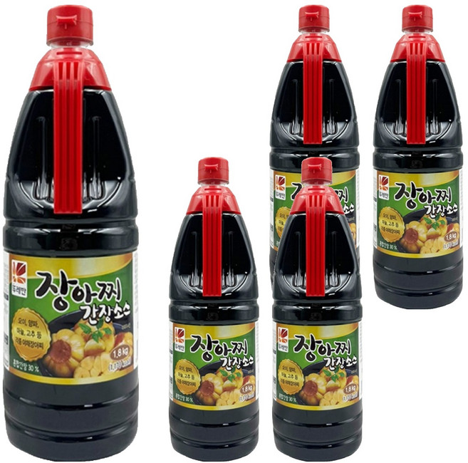 뚜레반 장아찌 간장소스, 1.8kg, 5개