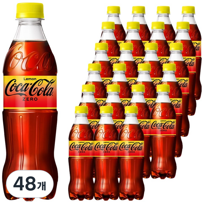 코카콜라 제로 레몬, 500ml, 48개