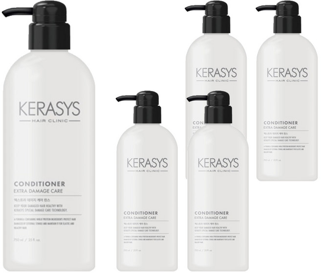 케라시스 엑스트라 데미지 케어 린스, 750ml, 5개