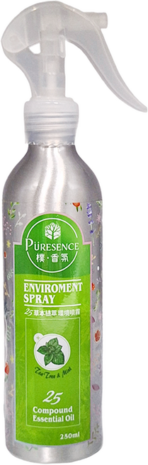 PURESENCE 樸香氛 25草本植萃環境噴霧 茶樹, 250ml, 1瓶