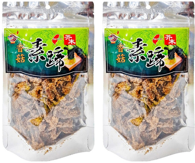 天素食品 芥末風味香菇素蹄, 160g, 2包