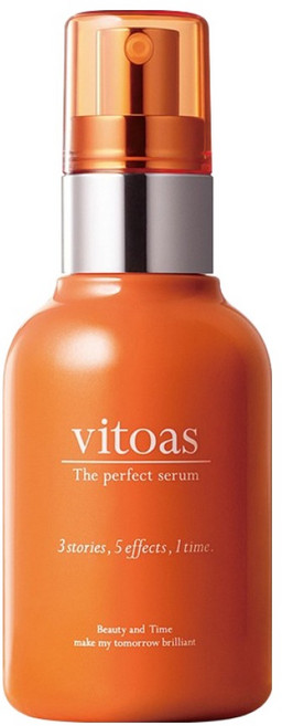 vitoas 蜜得絲 Suntory 三得利 多效極妍鎖濕菁華 日本小橘瓶 深層浸潤保濕, 120ml, 1件