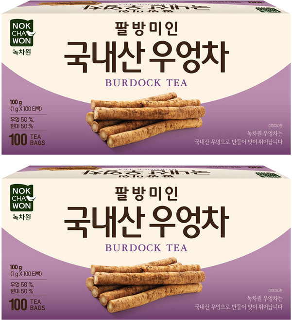 녹차원 팔방미인 우엉차, 1g, 100개입, 2개