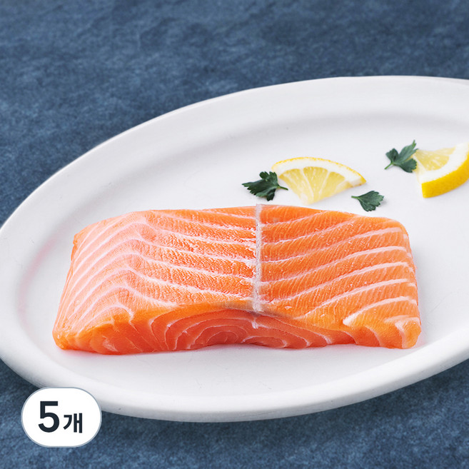 동원산업 노르웨이산 생연어 필렛 (냉장), 200g, 5개