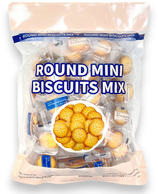 쟈보 라운드 미니 비스킷 믹스, 1개, 500g
