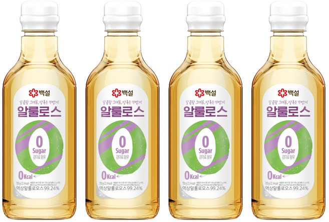 백설 제로 칼로리 알룰로스, 700g, 4개