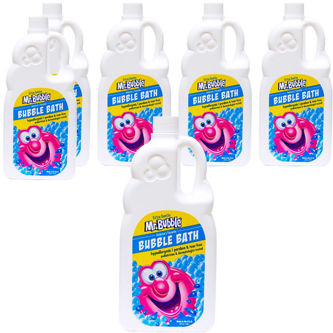 미스터버블 엑스트라젠틀 거품목욕제, 1.06L, 6개