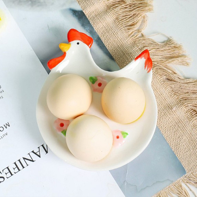 아메리칸로드 디자인 플레이팅 세라믹 에그트레이 2번 RK2144, 1개