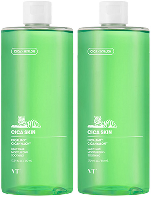 브이티코스메틱 시카 스킨 대용량, 2개, 510ml