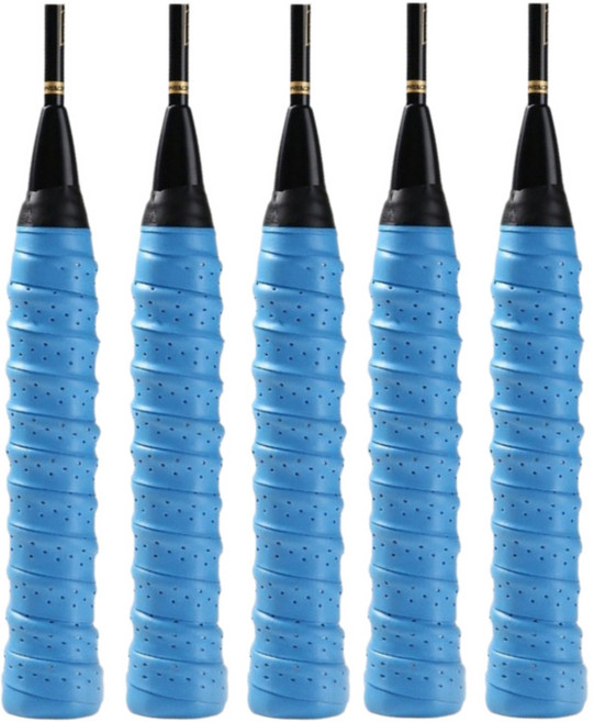 배드민턴라켓 쿠션 그립, 스카이, 5개