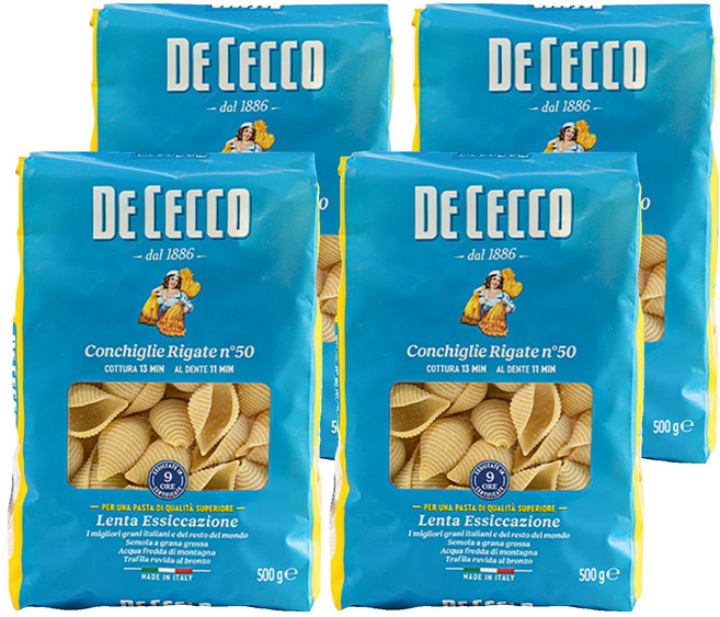 데체코 꼰길리에 파스타, 500g, 4개