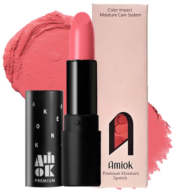 아미옥 프리미엄 스트롱 픽스 립스틱, 1개, F003귀여운피치