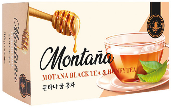 몬타냐 꿀홍차, 1.5g, 20개입, 1개