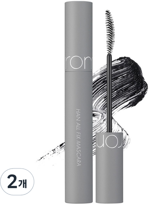 롬앤 한올 픽스 마스카라 7g, L01 롱 블랙, 2개