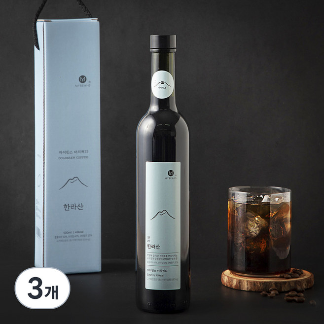 마이빈스 더치커피 선물세트, 3개, 500ml