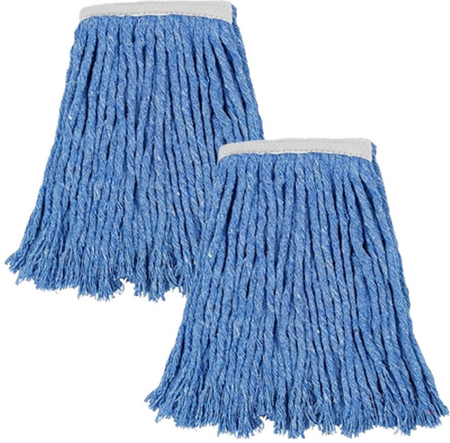 월드크린 두툼 청마포 대걸레 고급형, 블루, 2개