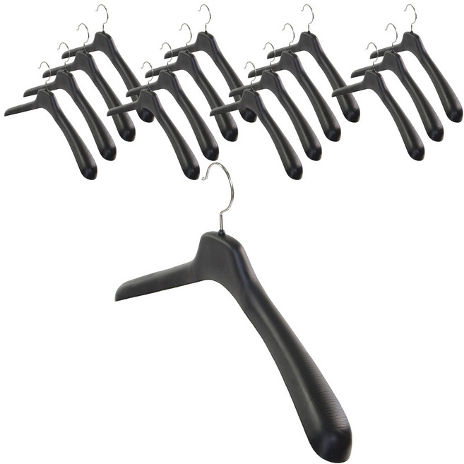 코디스 남성용 정장 자켓 옷걸이, 블랙, 16개
