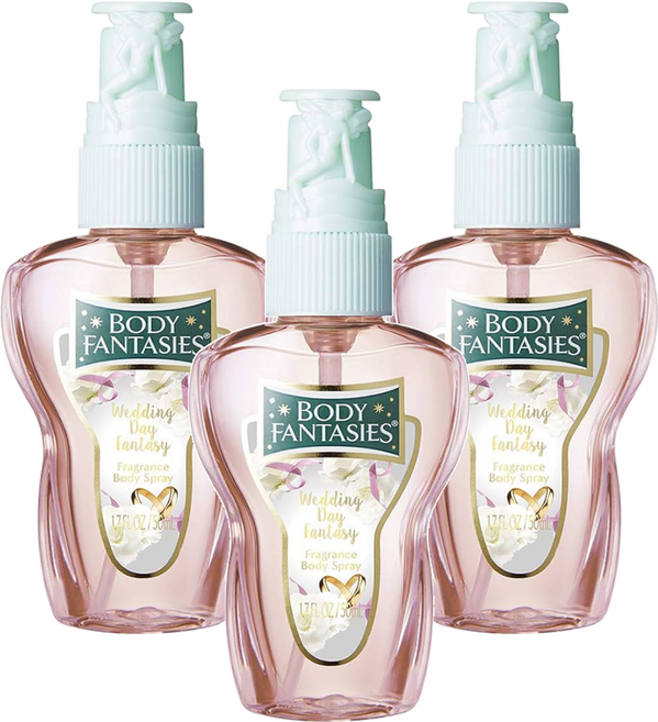 BODY FANTASIES 身體幻想 日本版 隨身噴霧 幸福花嫁, 50ml, 3瓶