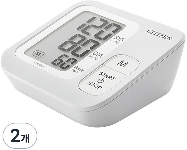 시티즌 자동 전자 혈압계 CHU306, 2개