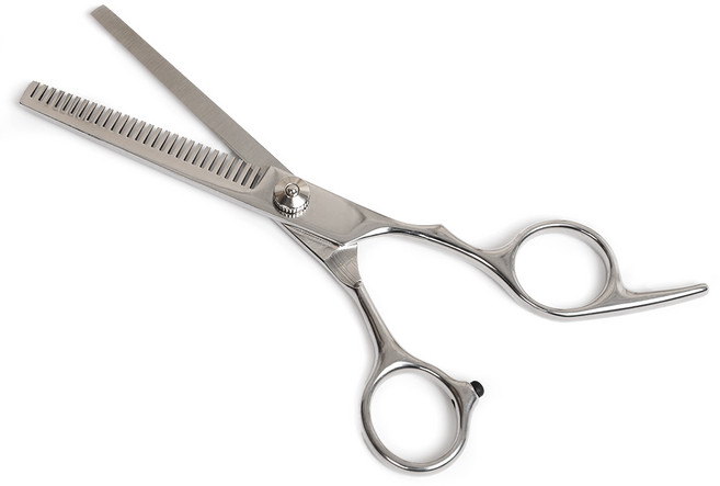 코멧 헤어 미용 숱가위, 1개, 은색