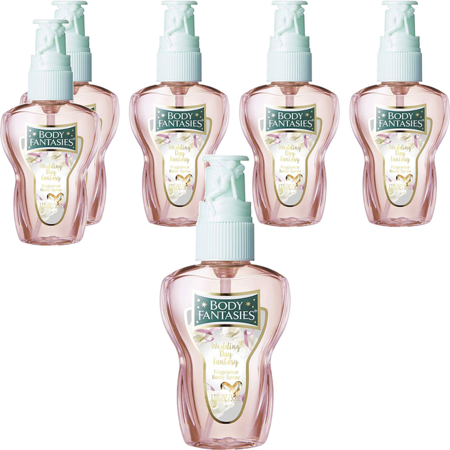 BODY FANTASIES 身體幻想 日本版 隨身噴霧 幸福花嫁, 50ml, 6瓶
