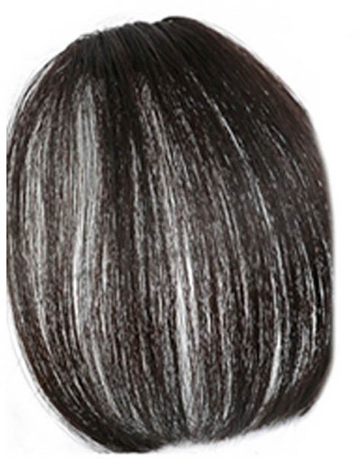 가발위드 인조모 앞머리 가발 기본형, 블랙, 1개