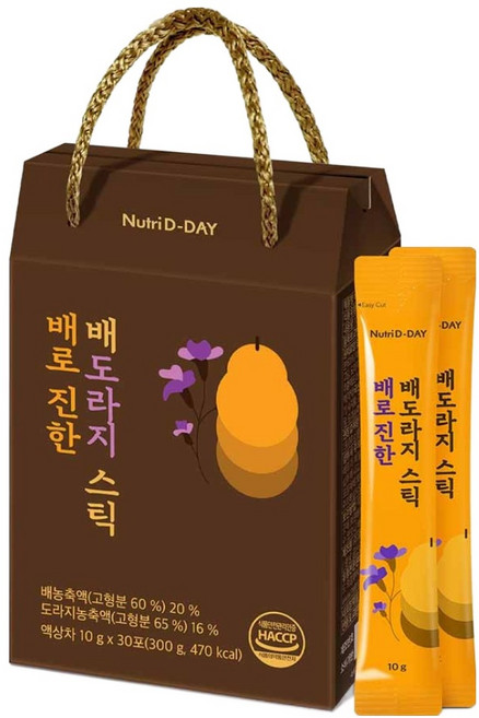뉴트리디데이 배로 진한 배도라지 스틱 30p, 300g, 1개