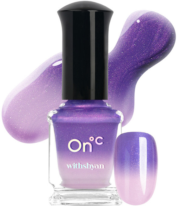 위드샨 온도 변화 매니큐어, 07도비밀의온도, 9ml, 1개