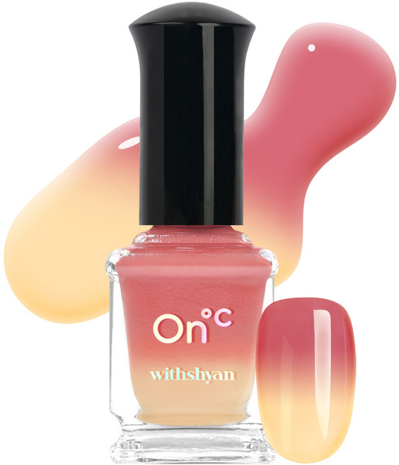 위드샨 온도 변화 매니큐어, 06도사랑의온도, 9ml, 1개