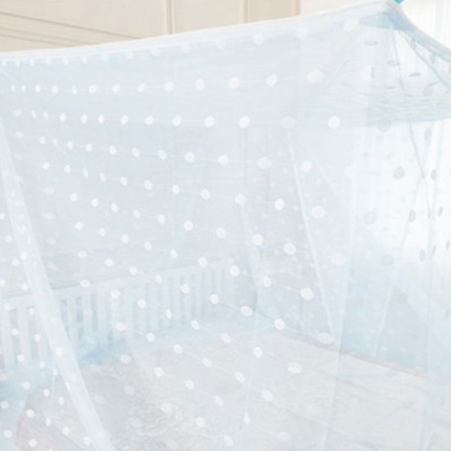 C.G.&C. S.M.C. 凱蕾絲帝 100%台灣製造 堅固耐用針織蚊帳 開單門, 粉藍色