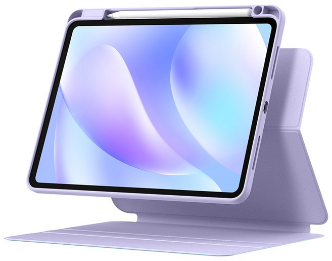 베이스어스 마그네틱 펜슬 커버 태블릿PC 케이스, 퍼플, 1개