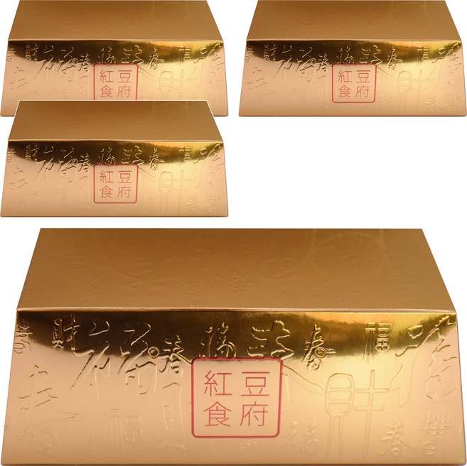 紅豆食府 蛋捲金磚禮盒 3個, 108g, 4盒