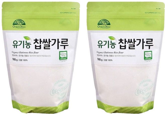 【有機故事】有機故事有機糯米粉, 500g, 2個