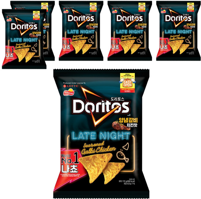 도리토스 양념갈비치킨맛, 172g, 6개
