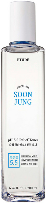 ETUDE 純晶PH5.5舒緩平衡化妝水, 200ml, 1瓶