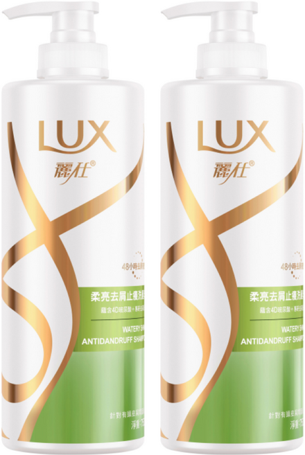 LUX 麗仕 柔亮去屑止癢 洗髮乳, 750g, 2瓶