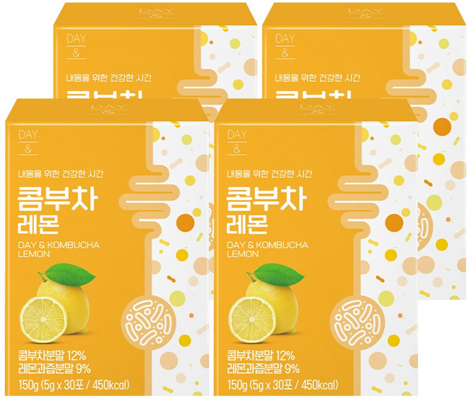 데이앤 콤부차 레몬, 5g, 30개입, 4개