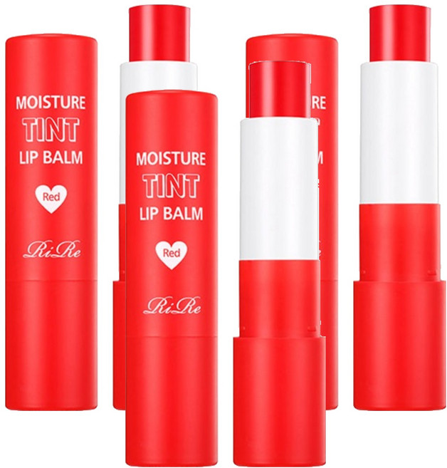 리르 모이스처 틴트 틴티드 립밤, 레드, 3.5g, 3개