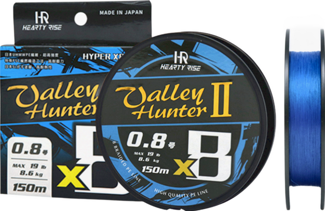 HEARTY RISE 哈帝來斯 VALLEY HUNTER II X8 PE 0.8, 藍色, 1個