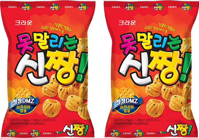 크라운 못말리는 신짱, 120g, 2개