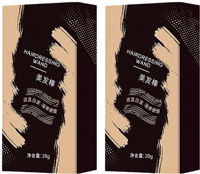 小麥購物 白髮遮蓋神器 S385, 黑色, 2個