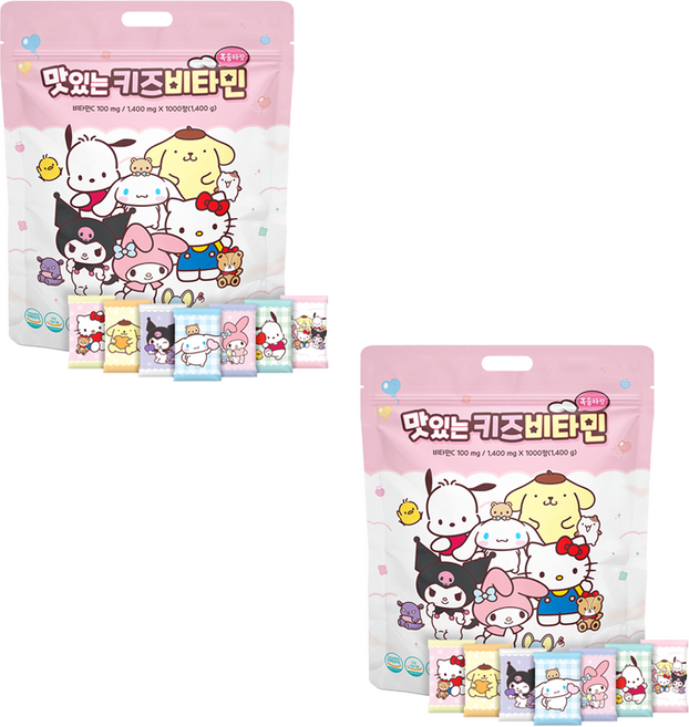 아텍스 맛있는 키즈비타민, 1000정, 2개