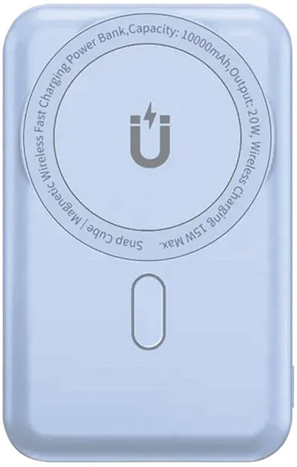 Wiwu CUBE 磁吸式無線充行動電源 10000mAh, 藍色, 1個