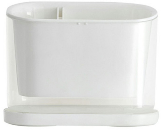 앤티스 플로어 스탠딩 분리형 수저통, 화이트, 1개