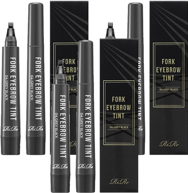 리르 포크 아이브로우 틴트 2g, 04그레이블랙, 3개